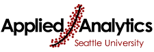 Applied Analytics Seattle University club logo